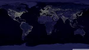 world at night